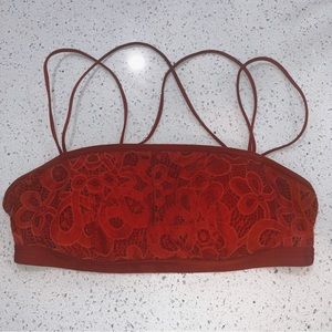 Orange Lace Aerie Bralette